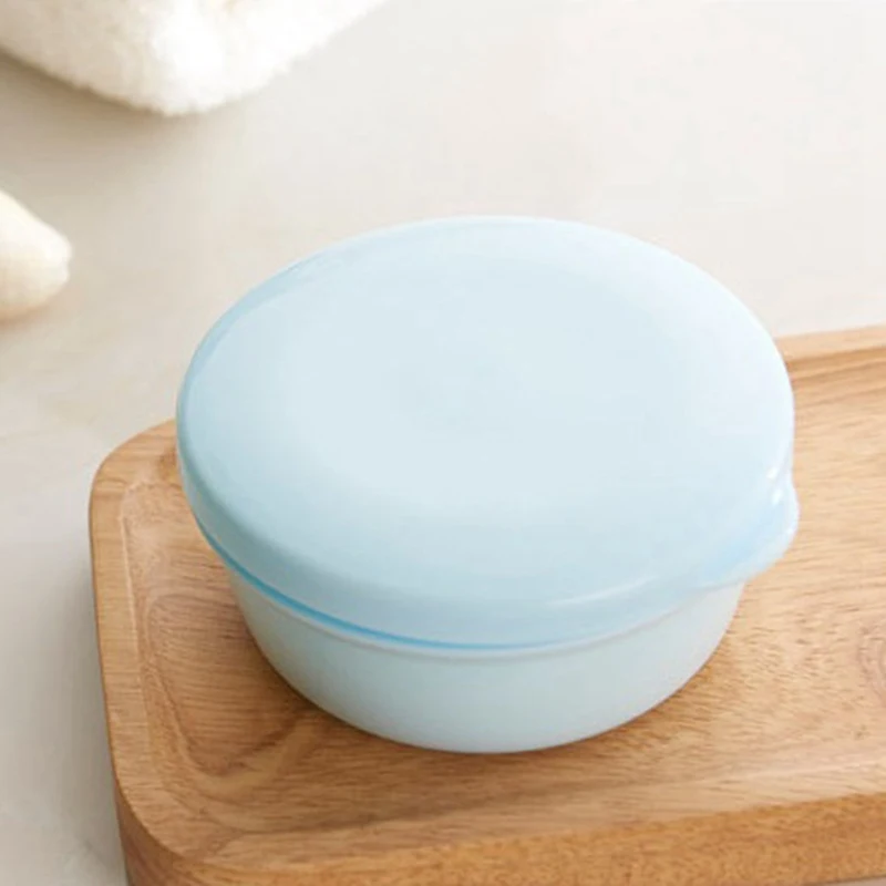 Портативное цветное мыло ящик для посуды держатель Контейнер для мытья душа дома ванная комната герметичная мыльница круглые дорожные