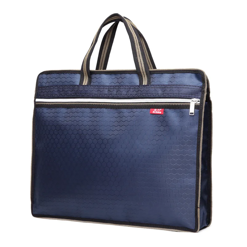 

Love Dan Manufacturers Football Pattern File Holder Printed Words Hand Oxford Cloth Conference Briefcase Large Capacity Stereo B
