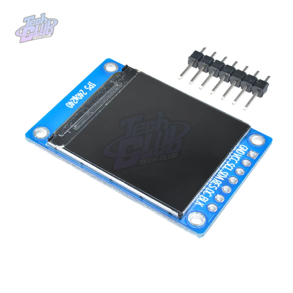 

1.3 inch IPS HD TFT ST7789 Drive IC 240*240 7PIN 4-wire SPI serial port 3.3V 12PIN for raspberry pi r3