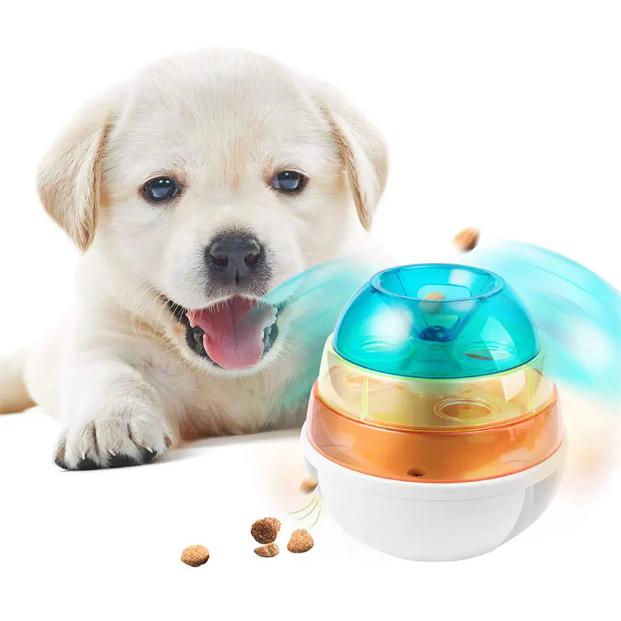 Interactive Dog Toys Tumbler Leakage Food Dispenser  Increases IQ Mental Stimulation for Puppy Cat Toy Pet products