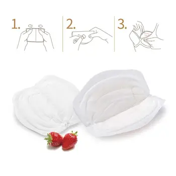 

108Pcs Breast Nursing Pads Breastfeeding Disposable Absorbency Cotton Breast Pad XXFE