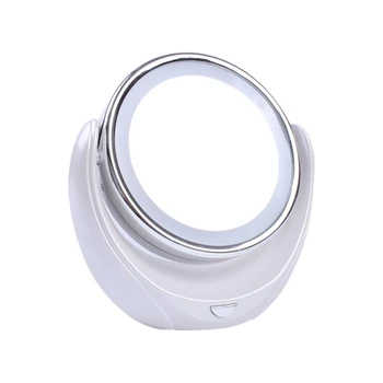 

5X nification Cosmetic Mirror Double-Sided Vanity Mirror with Light Lamp Cosmetic Mirror Beauty Table Stand Mirrors
