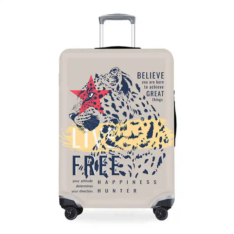 Креативный Чехол для багажа с животными, защитный чехол, аксессуары для путешествий, ВОДОНЕПРОНИЦАЕМЫЙ ПЛОТНЫЙ ЭЛАСТИЧНЫЙ XL чехол для