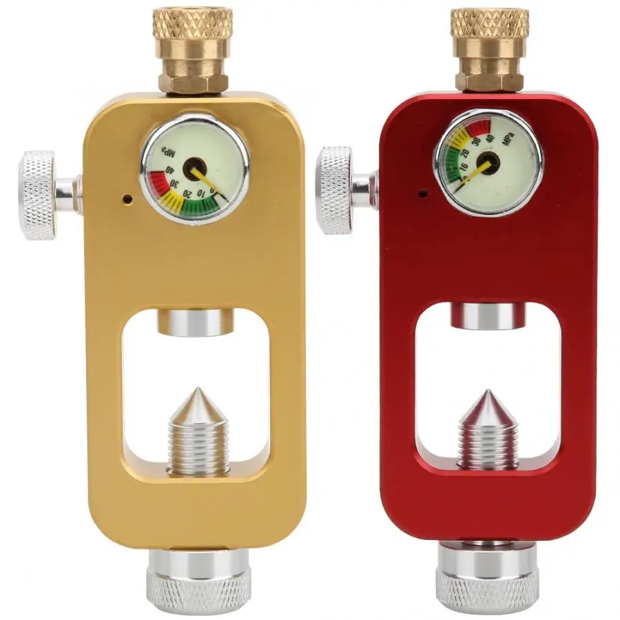 DEDEPU Diving Oxygen Adapter with Pressure Gage 8mm Bottle Connector Underwater Snorkeling Equipment | Спорт и развлечения