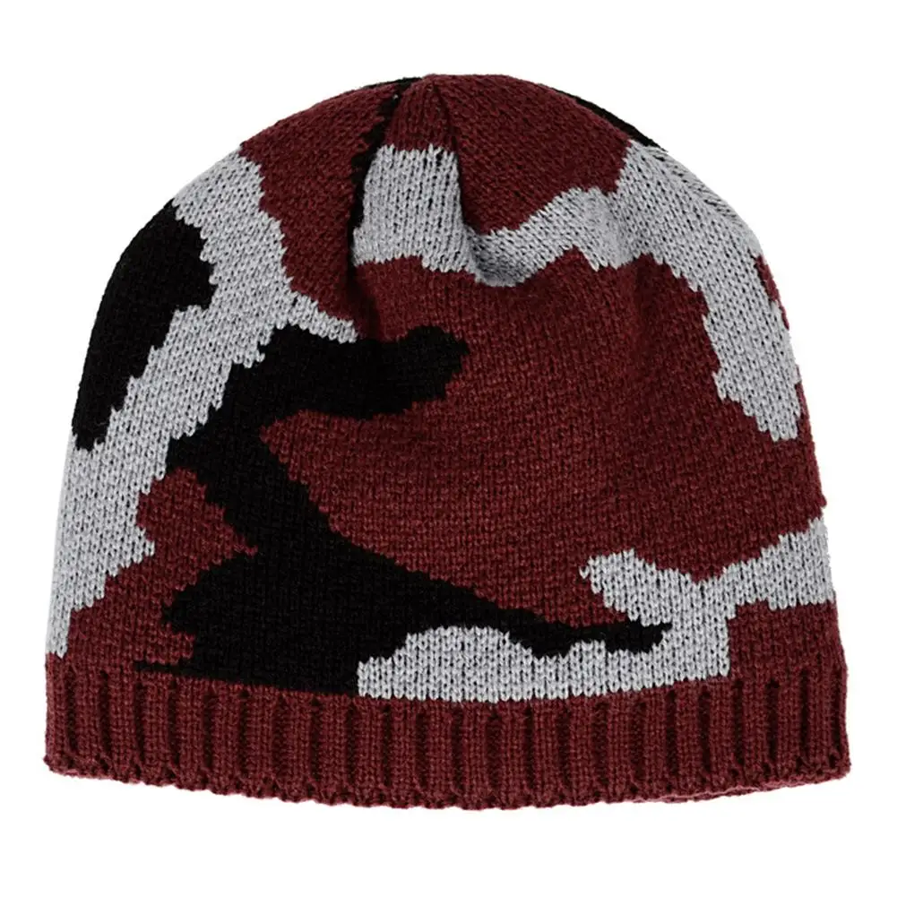 Утолщенная флисовая подкладка армейская камуфляжная шапка для мужчин охотничий как в CS зимняя шапка теплые вязаные шапочки камуфляжные Лыжные шапки зимняя альпинистская Рыбалка - Цвет: Другое