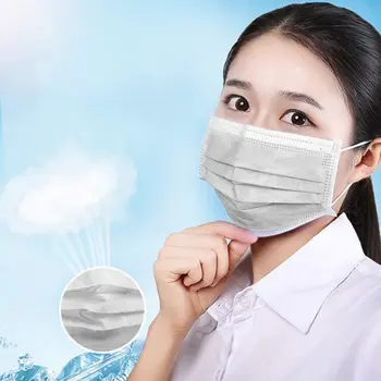 

Non-woven Fabric Disposable Mouth Masks Anti Haze Mask Anti-dust Mouth Masks Windproof Mouth Face Masks