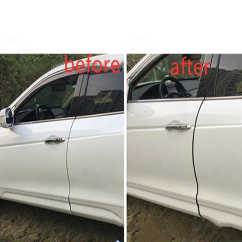 1 м авто Универсальный Автомобильный край двери резиновый царапина защитный молдинг прокладка уплотнение анти-тереть DIY автомобиль-Стайлинг Аксессуары для автомобиля