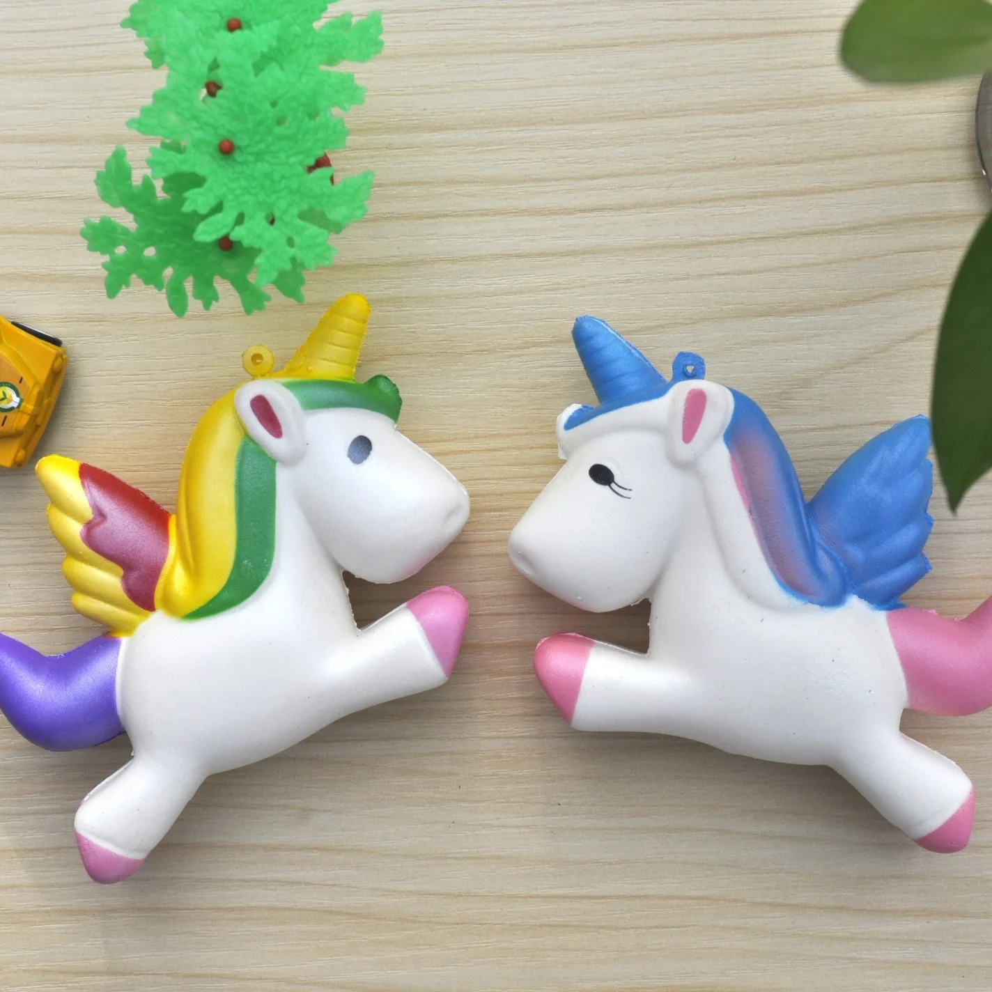 Мягкие игрушки Pu модель Pegasus единорог имитация торт пены памяти Pegasus ноги лошадь