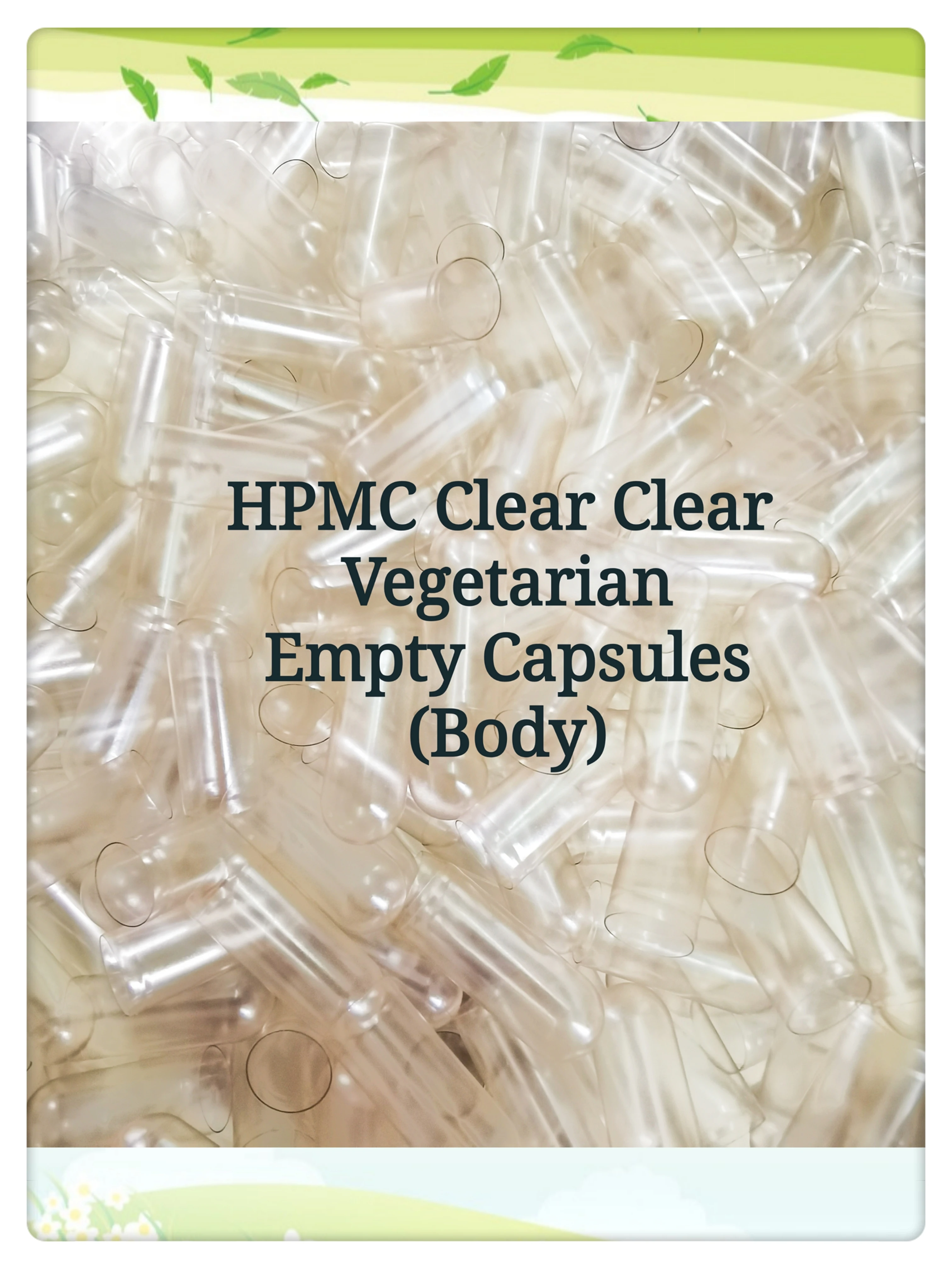 5000PCS 000#00#0#1#2#2#3#4# HPMC Vegan Capsule HPMC Empty Vegetarian Capsules HPMC Celloluse Medicine Capsules empty capsules