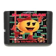 Ms. Pac-Man 16 бит MD игровая карта для sega Mega Drive для Genesis