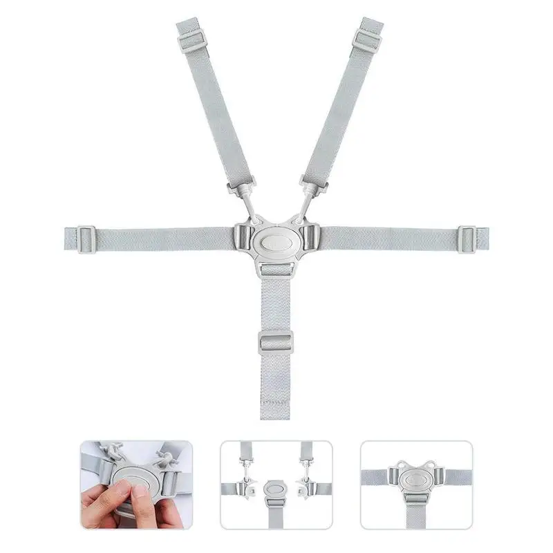 Baby Universal 5 Point Harness High Chair Safe Belt Kid Seats Pram Buggy Children Belts For Stroller Pushchair Y5F2 baby trend sit and stand stroller accessories	