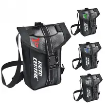 Мотоциклетная сумка для ног, двойная Водонепроницаемая поясная сумка, наплечная сумка на молнии с сенсорным экраном, мотоциклетная сумка