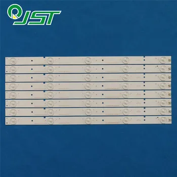 

100% New 8pcs/Kit LED strips for INSIG NIA 40 TV NS 40D420NA16 LED40K20JD 40K20D 40K200 HD400DF E37 SVH390A06 REV03 5LED 130626