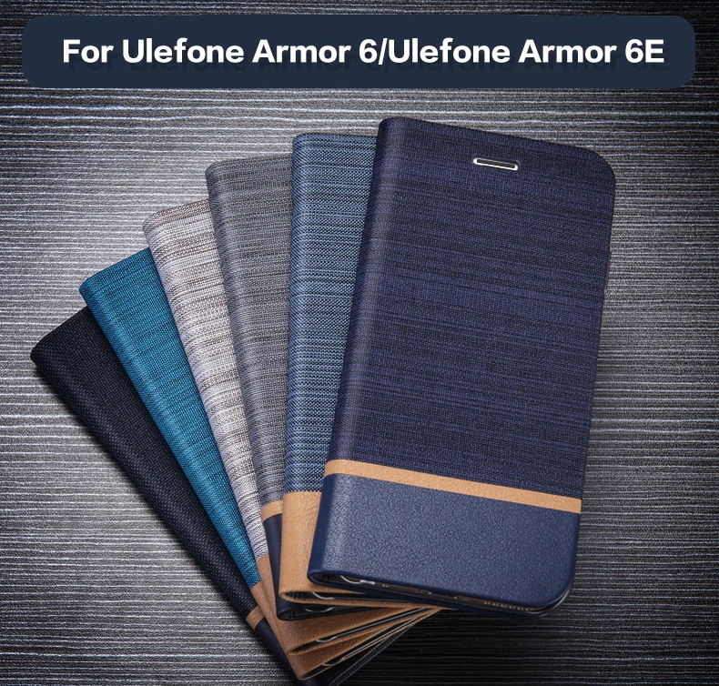 Чехол-Кошелек из искусственной кожи для Ulefone Armor 6, чехол для делового телефона для Ulefone Armor 6E, чехол-книжка, Мягкая силиконовая задняя крышка