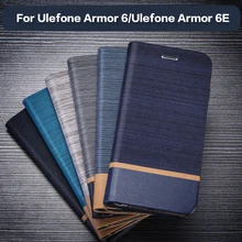 Чехол-Кошелек из искусственной кожи для Ulefone Armor 6, чехол для делового телефона для Ulefone Armor 6E, чехол-книжка, Мягкая силиконовая задняя крышка
