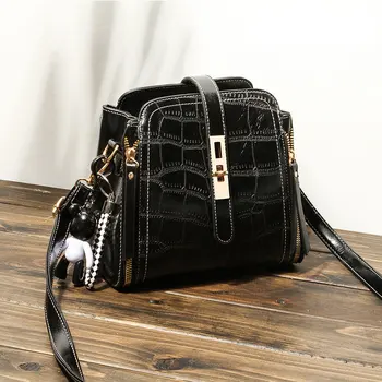 

luxury handbags women bag 2020 Vintage PU Leather Small Shoulder Messenger Bags Multi-color Fashion Office Ladies Crossbody Bag