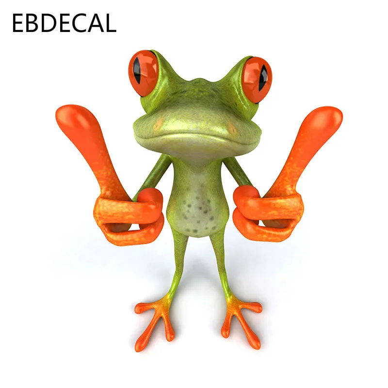 EBdecal лягушки для Авто/бампер/окно/настенные наклейки DIY Декор CT6787|Наклейки на