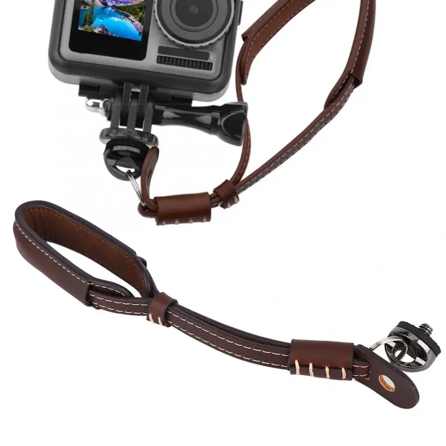 PU ремешок для камеры веревка для OSMO ACTION camera s с 1/4 дюймов переходная головка ремешок