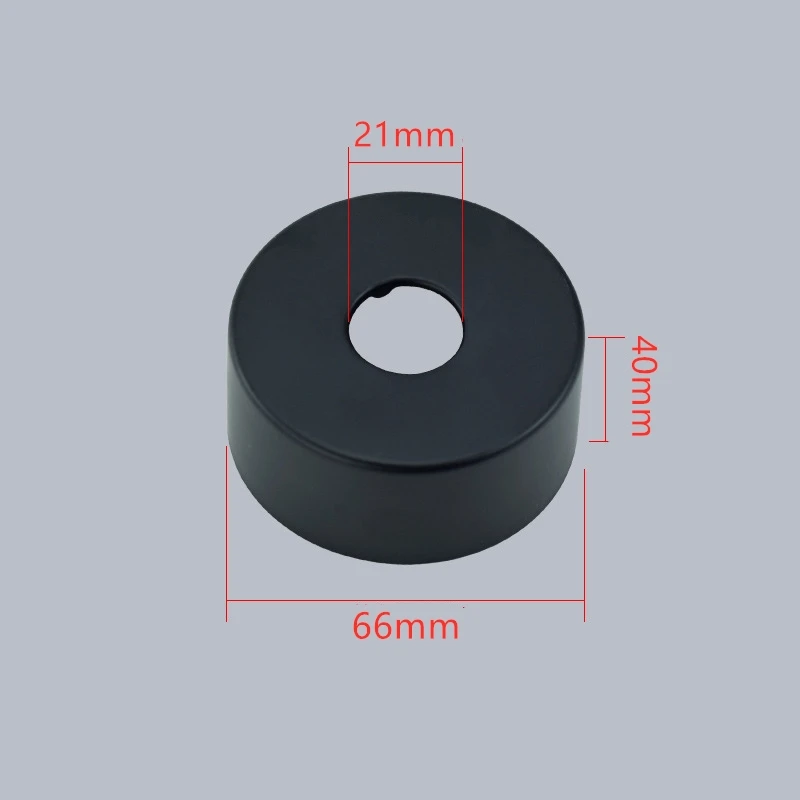 1Pcs Stainless Steel Black Faucet Decorative Cover G1/2' Water Pipe Tap Covers Wall MountBathroom Accessories