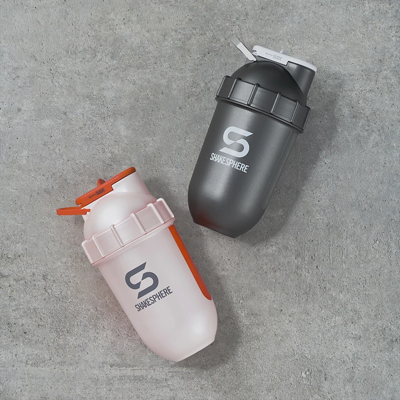 ShakeSphere Tumbler View | Shaker Bottles | 700ml - Rose Gold & Black