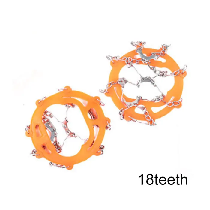 1 пара Противоскользящих зимних ботинок шип сцепление сапоги с цепочкой кошки захваты для наружного альпинизма XR-Hot