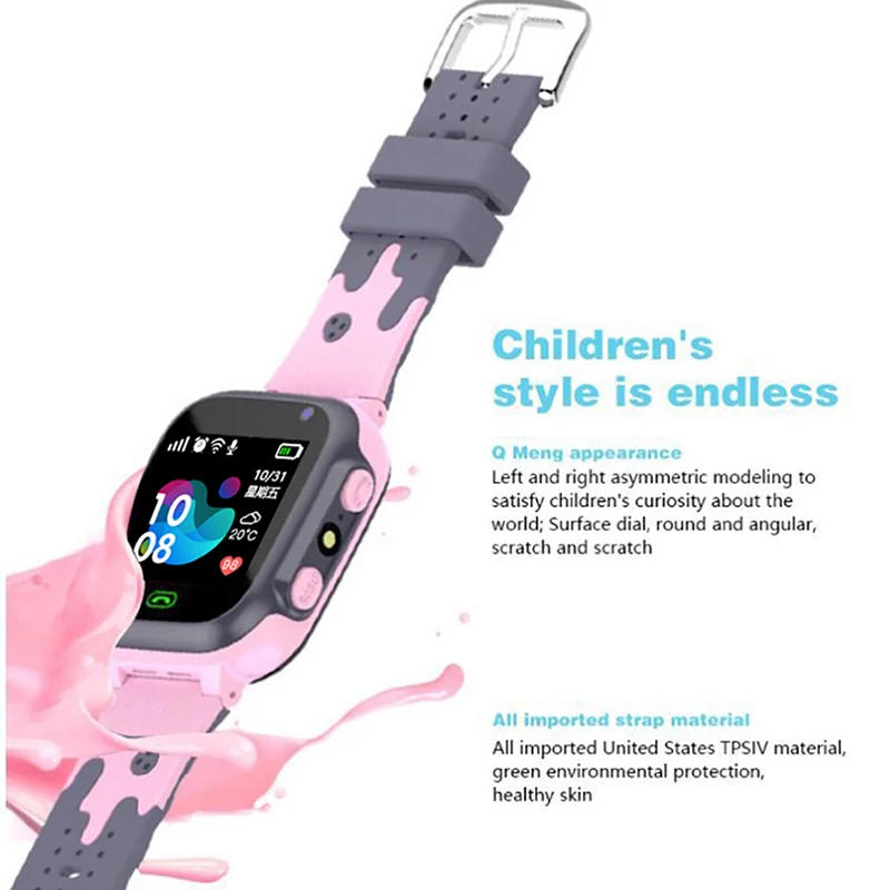 LIGE новые умные часы для детей LBS умные часы Детские часы Дети SOS Вызов локатор трекер анти потеря монитор ребенок подарок
