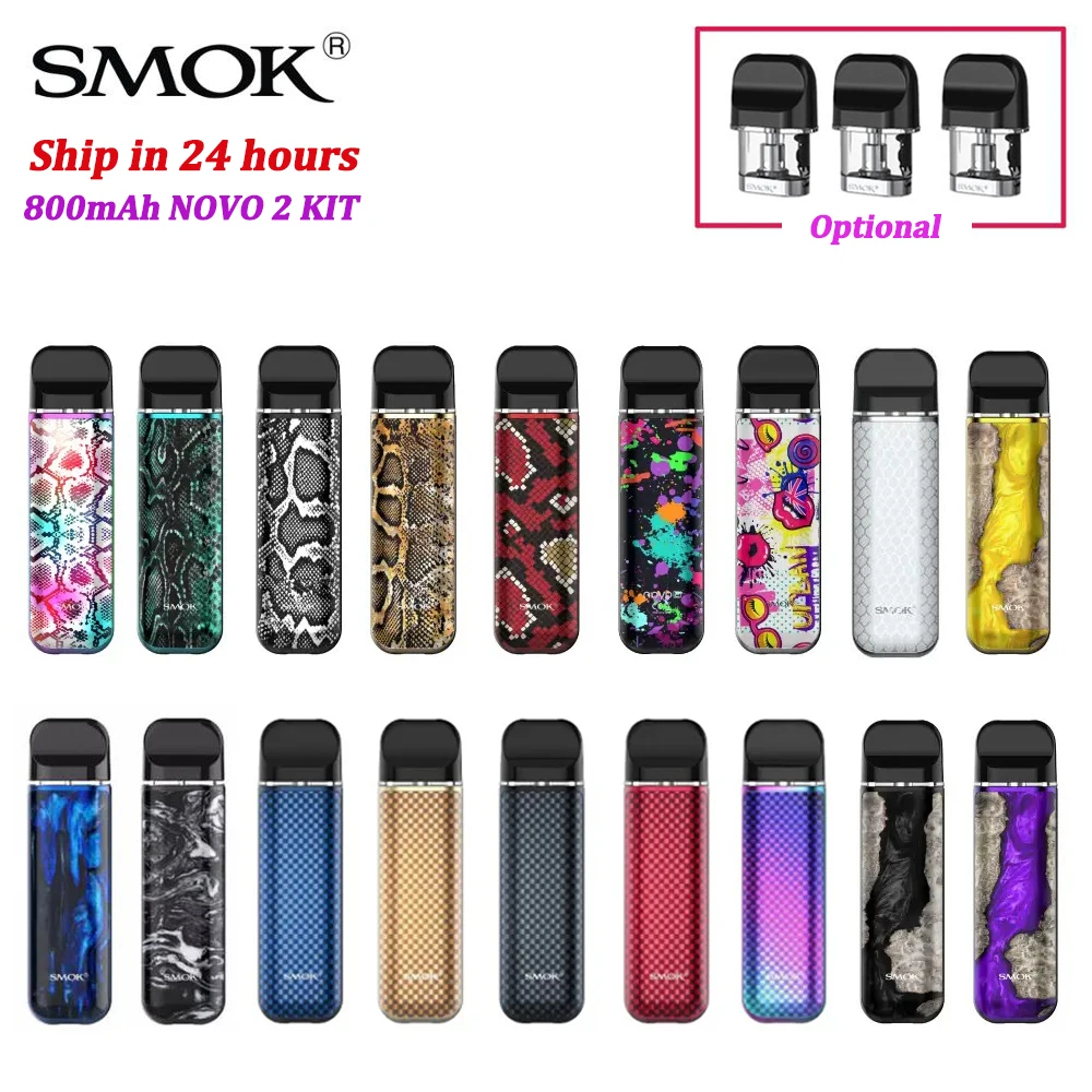 Оригинальный набор SMOK NOVO 2 800 мАч картридж мл вейп Pod электронная сигарета