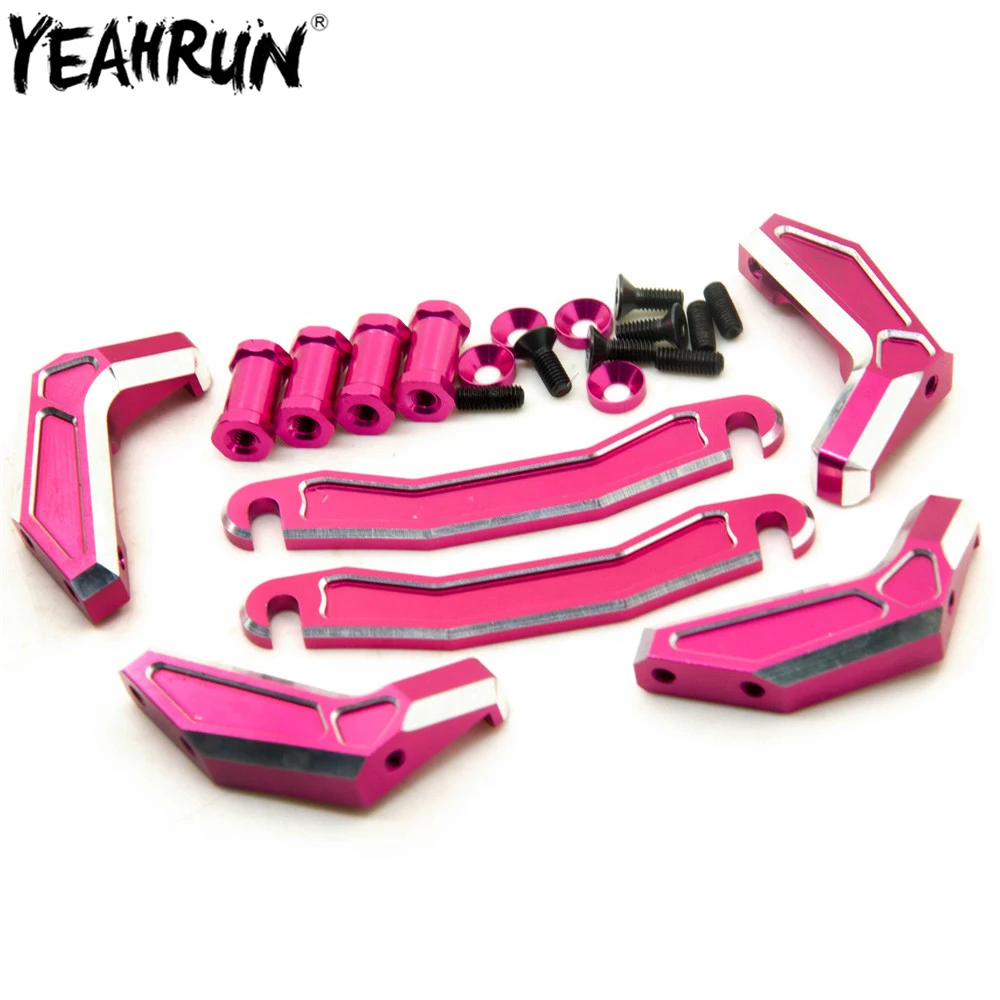 Rcmodelpart Supporto Mozzo Posteriore In Alluminio Per 3Racing Sakura D4 AWD/RWD – Colore Rosa, Modello SAK-D4818