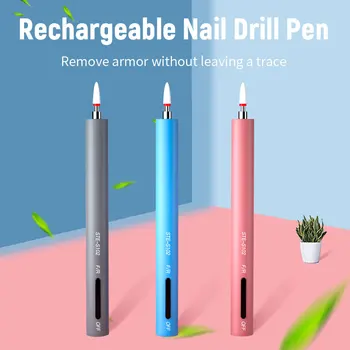 

12000RPM Nail Drill Machine Rechargeable Pen Nail Drill File Manicure Pedicure Portable Gel Remover Kit Manicure Machine