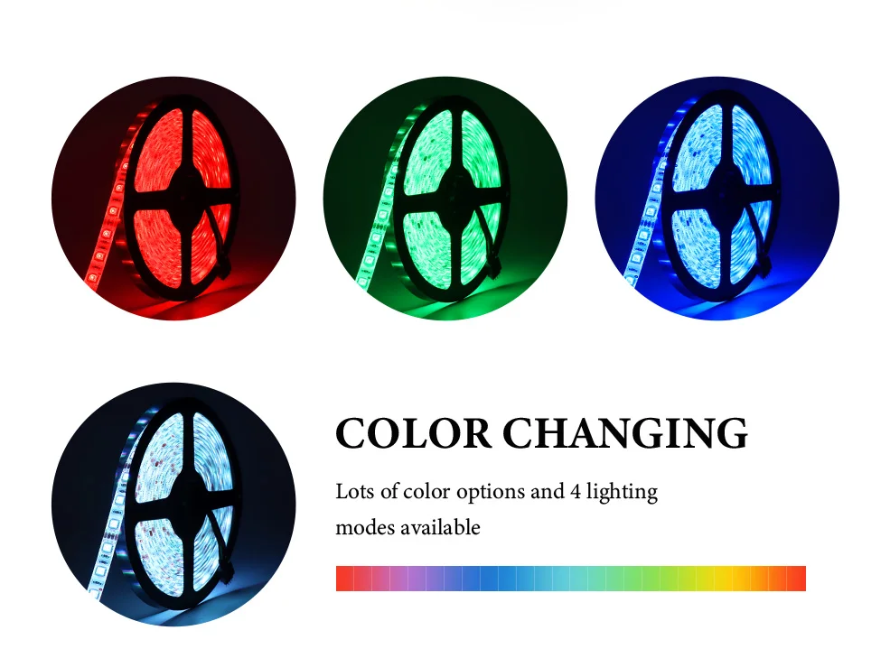 SMD5050 2835 DC12V Светодиодный светильник гибкая лента RGB полоса водонепроницаемый светодиодный светильник 5 м Bluetooth APP контроллер адаптер Комплект