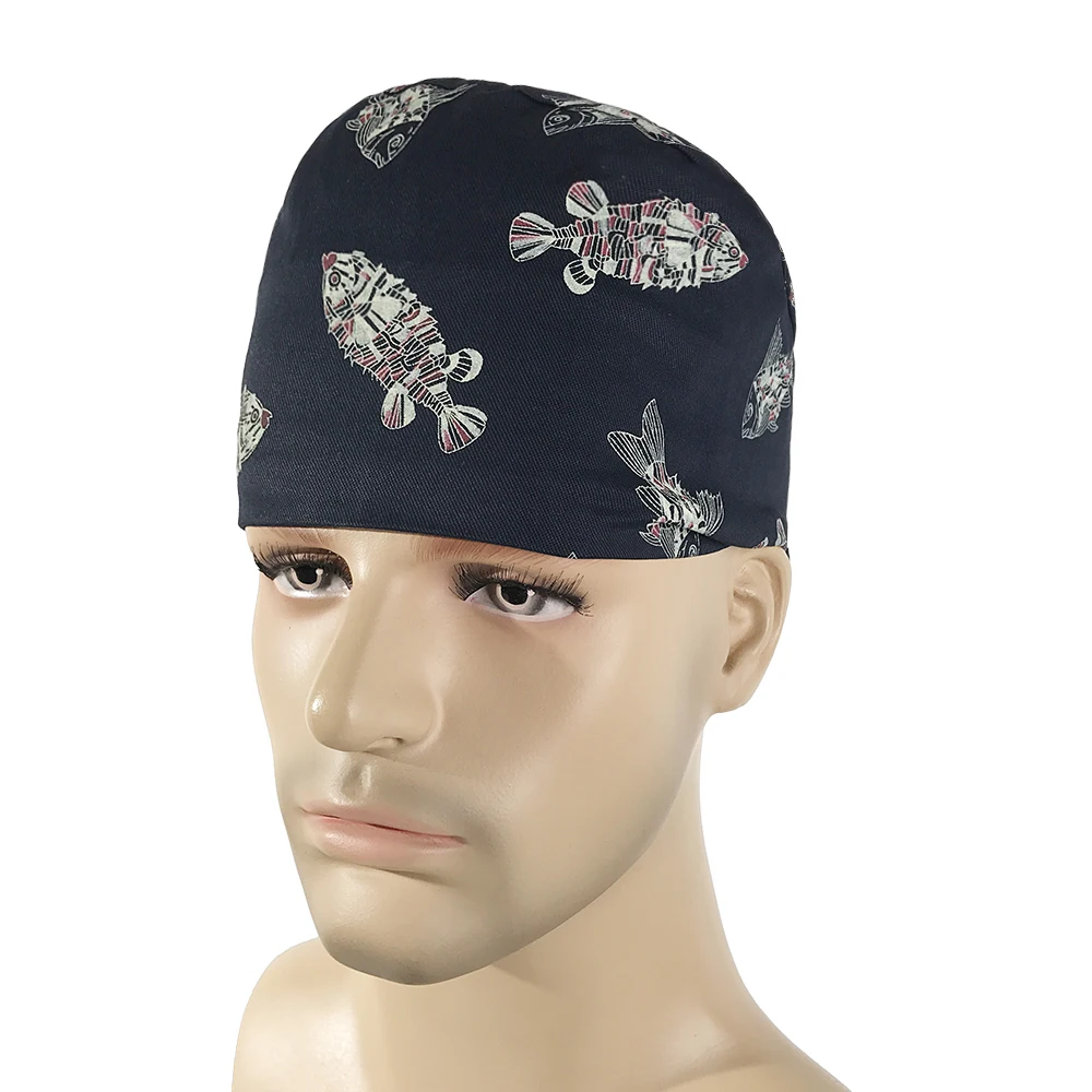 Unisex adjustable medical hospital pharmacy cotton nurse cap Dental surgery room surgical cap Beauty hospital physiotherapy cap - Цвет: hat