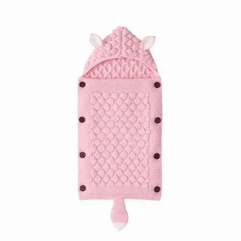

Baby Boy Girl Sleeping Bag Thicken Design Newborn Anti-kick Hoodie Blanket Cover Bedding Wrap