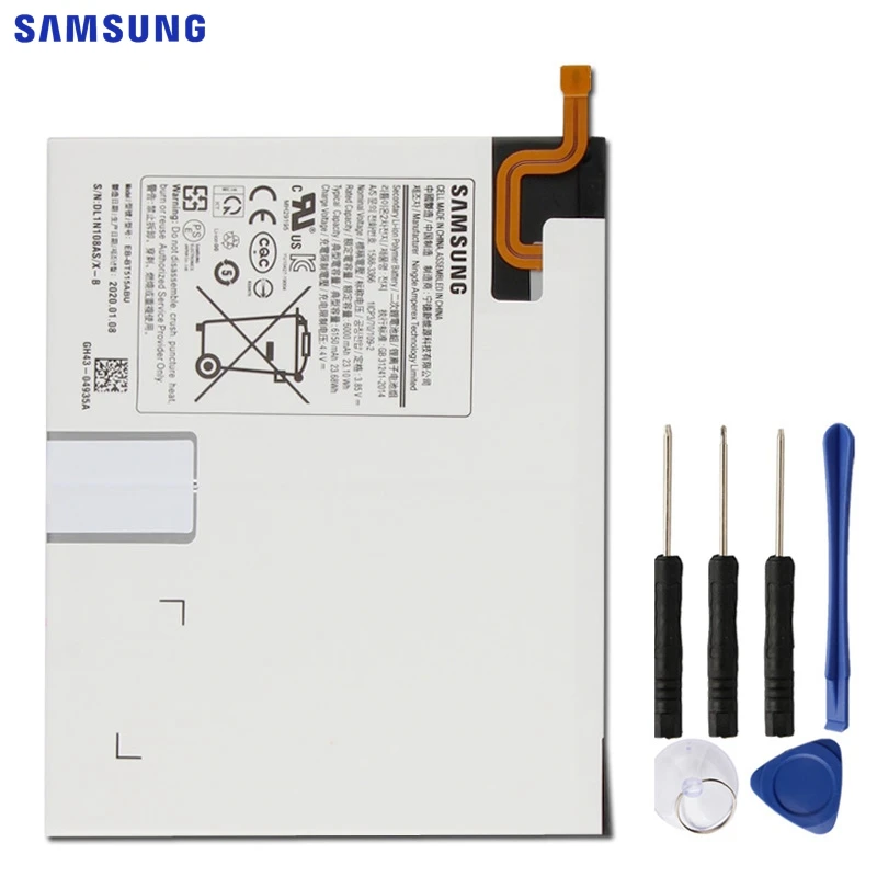 

SAMSUNG Original Replacement Battery EB-BT515ABU For Samsung Galaxy Tab A T510 Tablet Battery