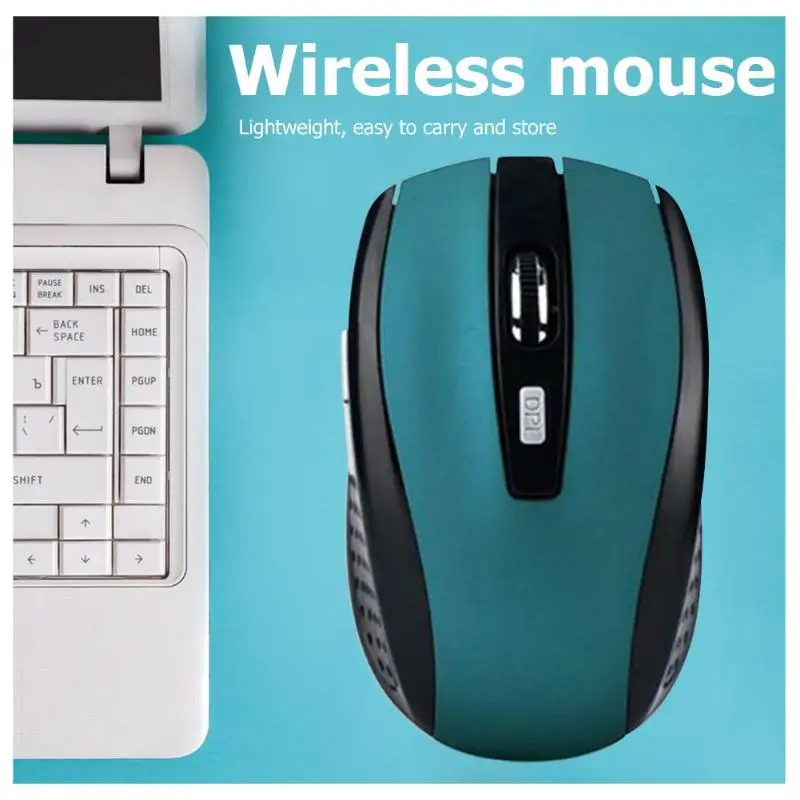 2.4GHz Wireless Optical Gaming Mouse Mice USB Receiver Professional Computer Mouse 2000 DPI 6 Buttons for PC Laptop Desktop