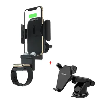 

3 IN 1 Fast Car Wireless Charger Charging Station For iPhone Apple Watch AirPods Earphone with Holder Bracket