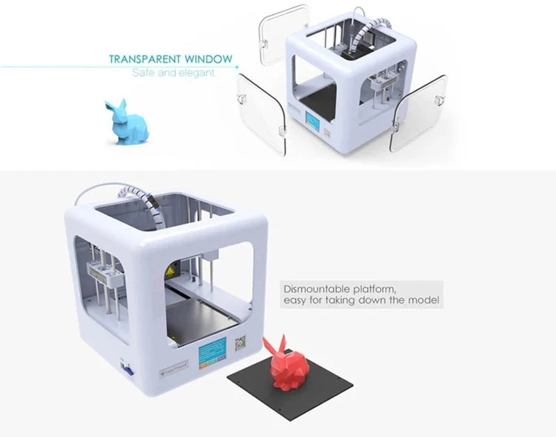 DORA 3D Mini Impressora com Tela Kit