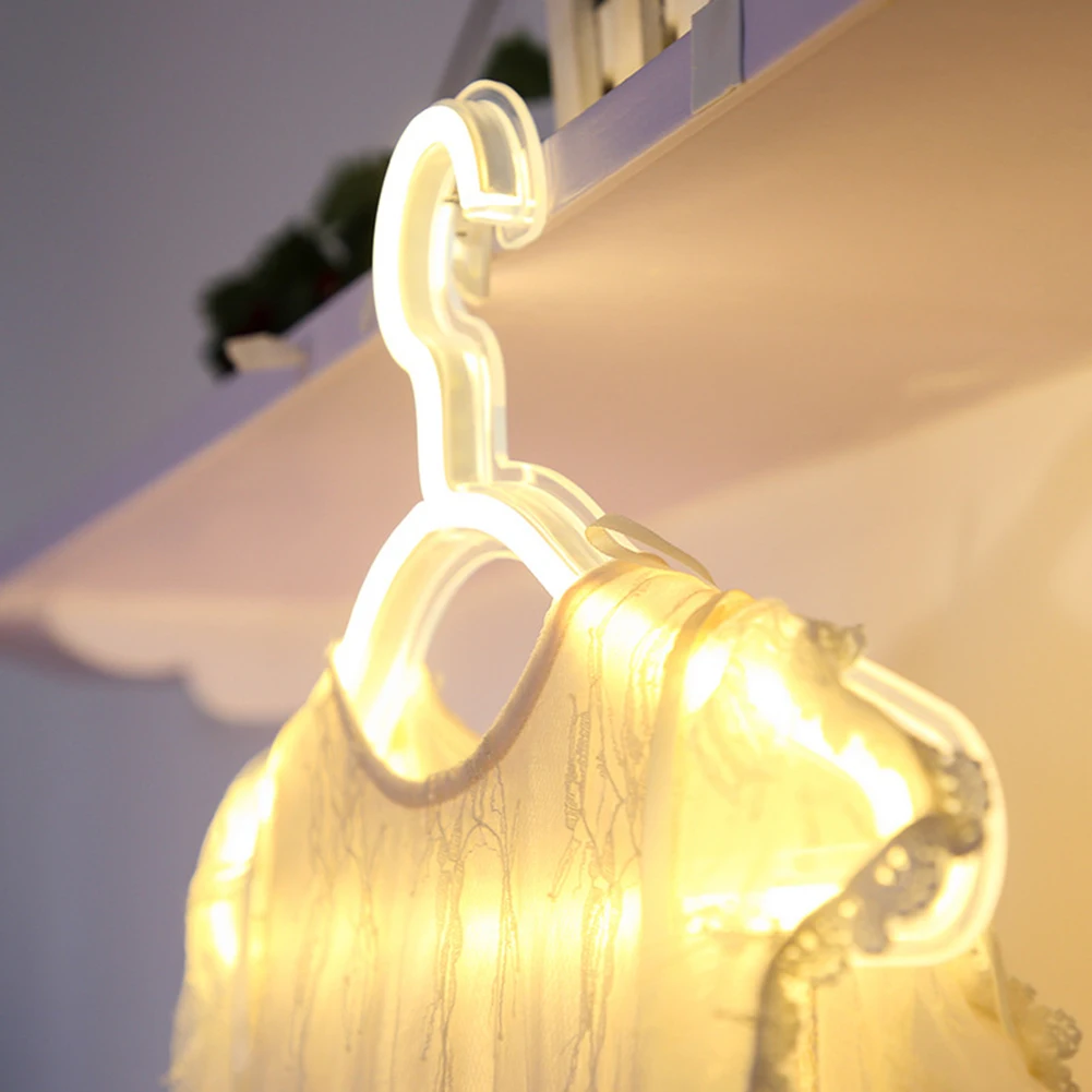 Led Neon Light Hanger Neon Sign light Lamp USB for Store Room Home Party Wedding Decoration Christmas Gift Wall Decor