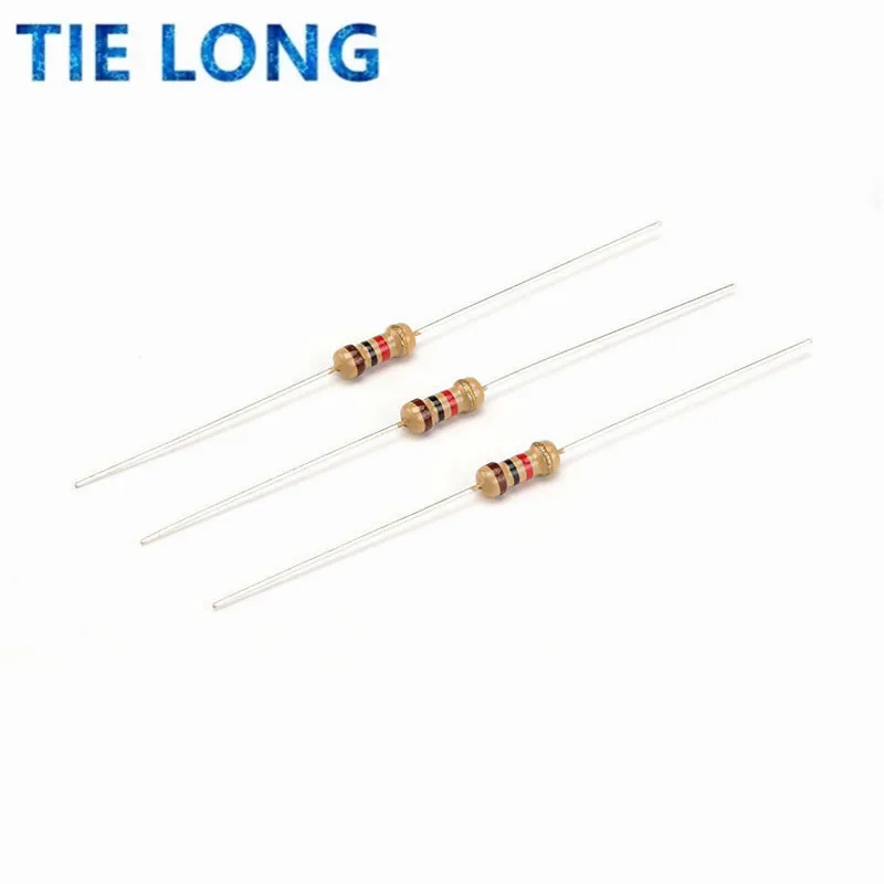1000pcs 1/4W Carbon Film Resistor 5% 1R-10M