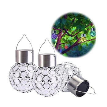 

NEW Crystal ball LED Solar Lamp Power LED String Fairy Lights Solar Garlands Garden Christmas Decor For Outdoor Home Party Decor