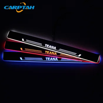 

CARPTAH Trim Pedal Car Exterior Parts LED Door Sill Scuff Plate Pathway Dynamic Streamer light For Nissan Teana 2013 - 2015 2016