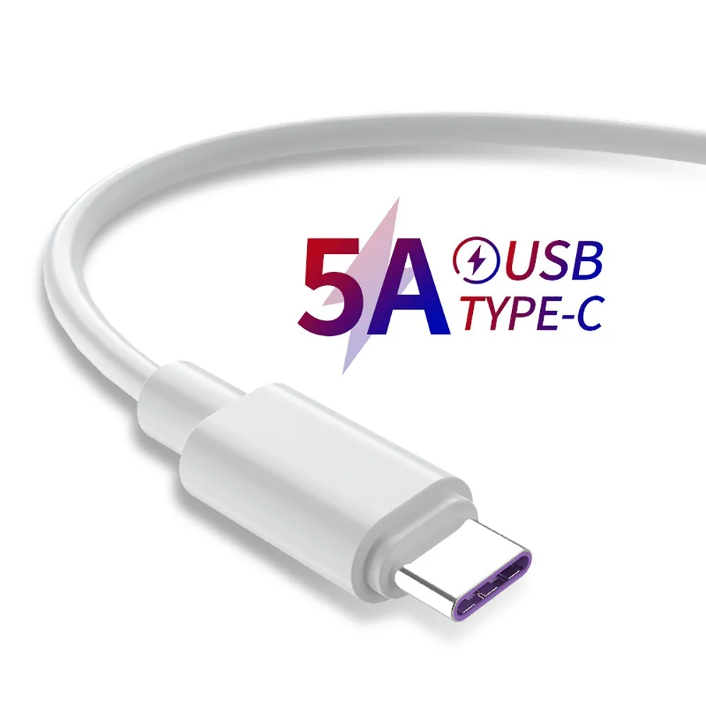 Hot 5A Super Fast Charger USB C Cable Quick Charge 3.0 Type C Charging for Samsung S10 9 for Huawei P30 P20  Lite Xiaomi Mi 9 8 android c type charger