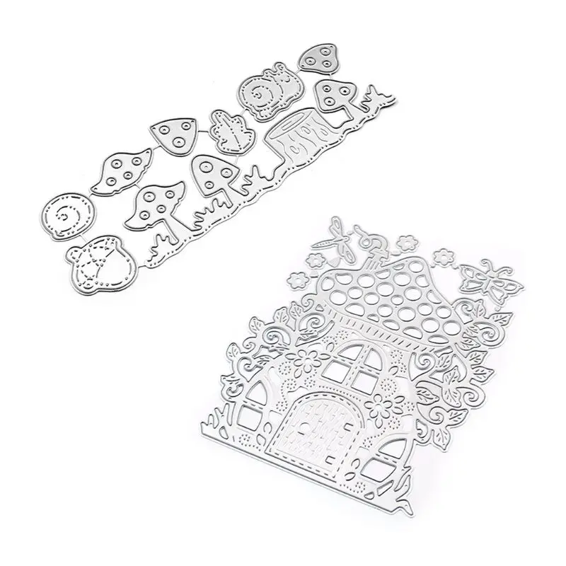 

Metal Cutting Dies Mushroom house Die Scrapbooking Embossing Paper Craft Album