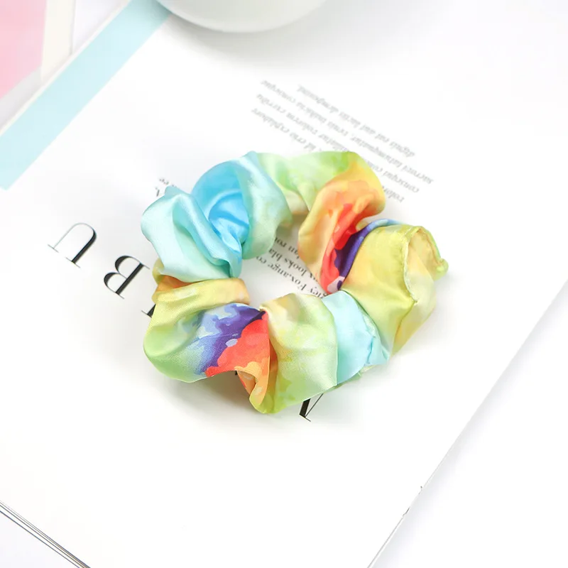 style 11 scrunchies 1 шт., повязка для волос, окрашенная резинка для волос, бархатные аксессуары для волос для женщин и девочек, повязка на голову, эластичная резиновая резинка для волос, резинка для волос, кольцо, конский хвост, держатель - Цвет: style 11 scrunchies