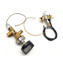 Assembly-Kit Fireplaces Safety-Valve Propane Main-Control Pilot Brass 1piece