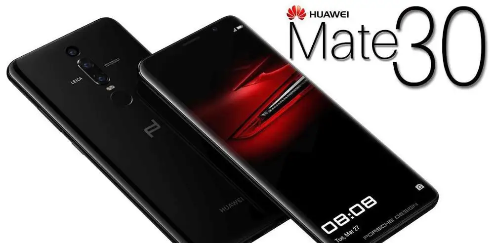 Смартфон huawei mate 30 6,6" Kirin 990 Octa Core 8G rom 128G rom Android 10,0 40W супер зарядное устройство IR Qi