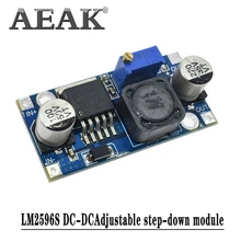 AEAK 1 шт. LM2596 LM2596S DC-DC 4,5-40 в Регулируемый понижающий модуль питания, высокое качество