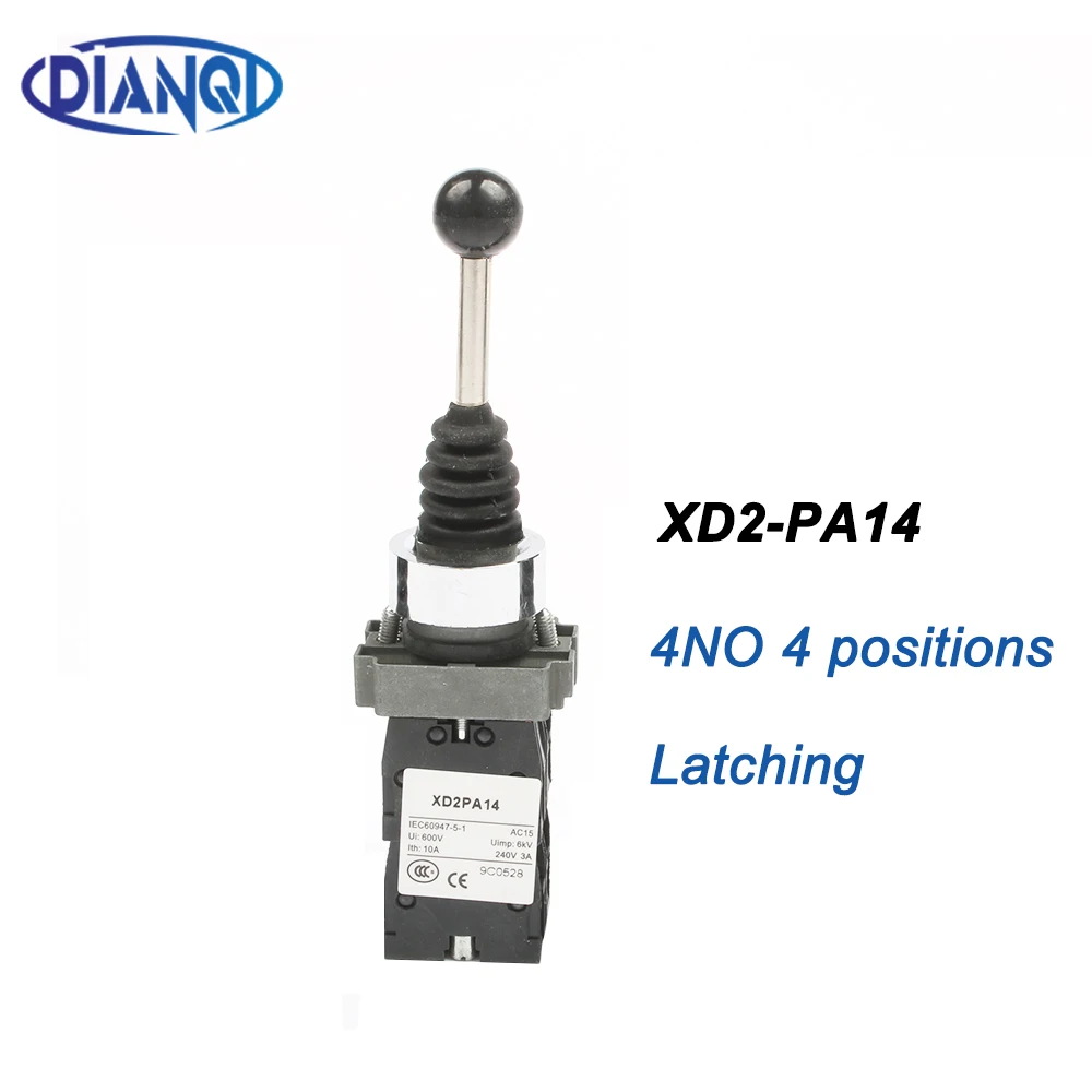 XB2-PA14 XB2 XD2-PA12 XB2-PA22 2NO 2 Позиции XD2-PA14 XB2-PA24 4NO 4PositionCross кнопочный переключатель Блокировка пружинных returnJoystick переключатель - Цвет: XB2-PA14