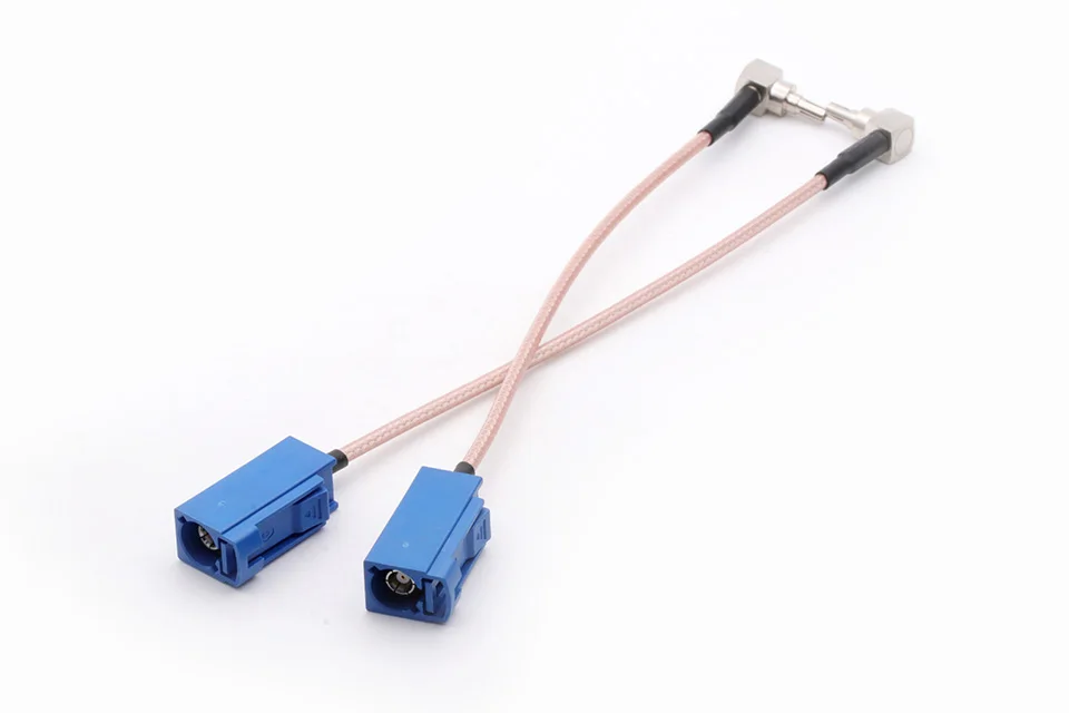 Fêmea para Crc9 Pces Fakra Jack Ângulo Direito Macho Trança Adaptador Forgps Antena Extensão Cabo 15cm - 30cm 50cm 100 Rg316 c 8 Computers & Electronics