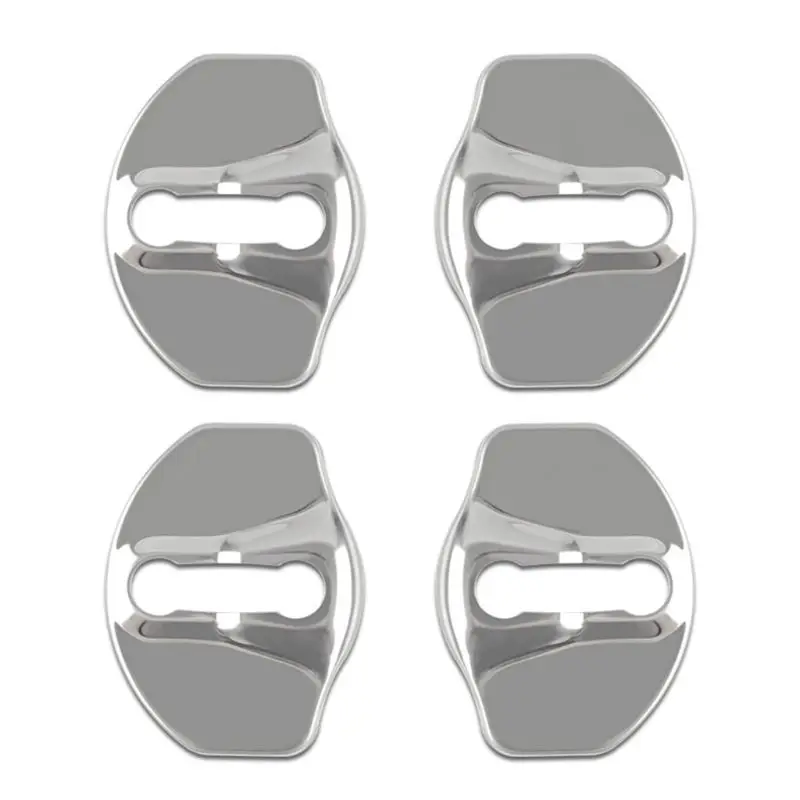 Noise Reduction Door Latch Lock Cover for Tesla Model 3/Y (4 Pcs)