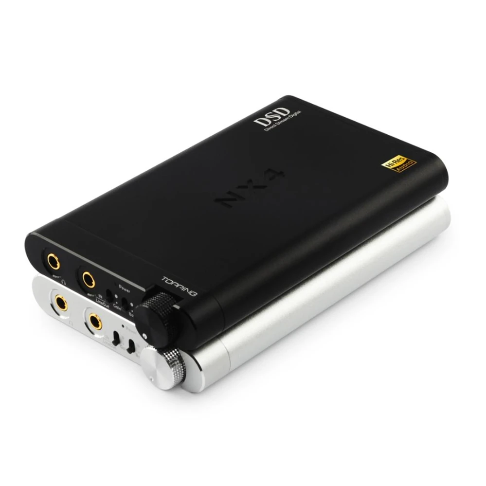 

NEW TOPPING NX4 DSD fever HiFi portable decoding amp XMOS, ES9038Q2M, OPA2140 USB DAC decoder, DSD512 (Native) hardware solution